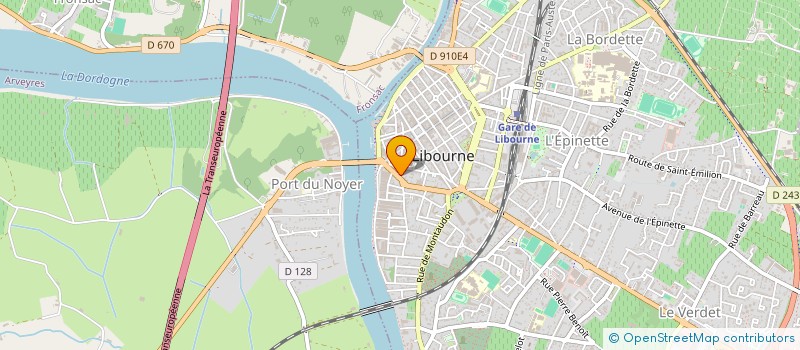 localisation de l'entreprise TUTU ET COMPAGNIE à LIBOURNE