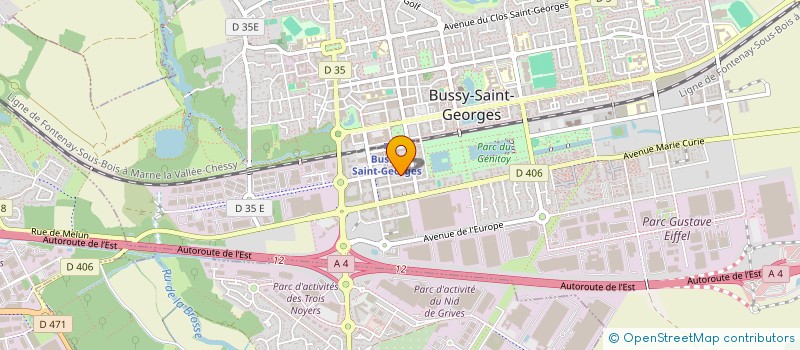 localisation de l'entreprise TUTULAND à BUSSY-SAINT-GEORGES