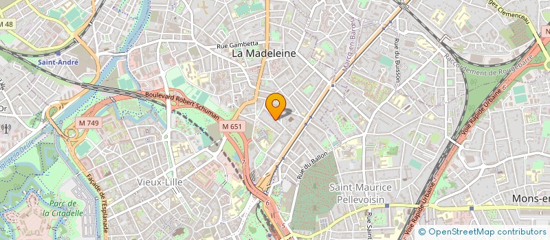 localisation de l'entreprise TUV NORD FRANCE à LILLE