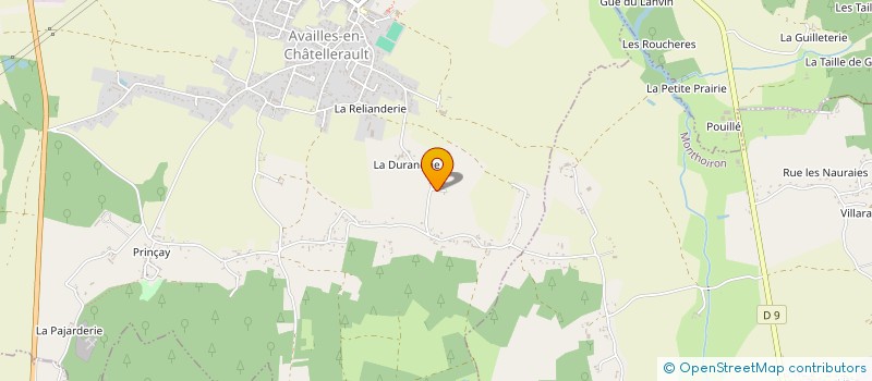localisation de l'entreprise TUVOILIDE à AVAILLES-EN-CHATELLERAULT