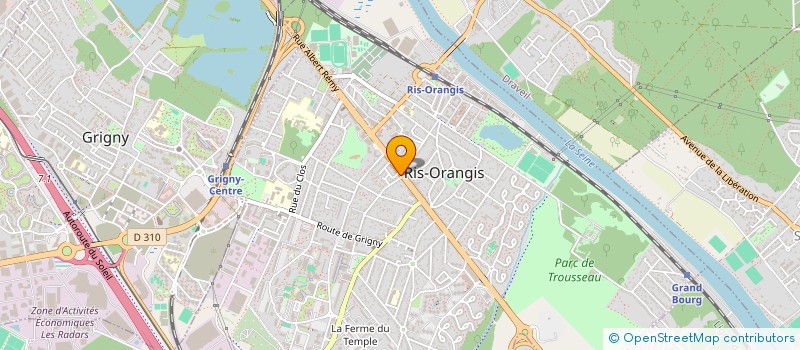 localisation de l'entreprise TUWB à RIS-ORANGIS