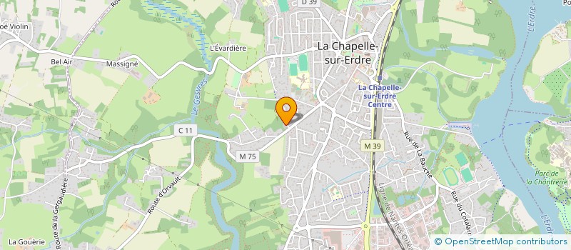 localisation de l'entreprise TUX HOLDING à LA CHAPELLE-SUR-ERDRE