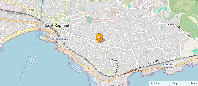 localisation de l'entreprise TUXEDO JAZZ ASSOCIATION  SAINT-RAPHAEL