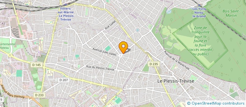 localisation de l'entreprise TUYAUTERIE BATIMENT RESEAUX DIVERS à CHAMPIGNY-SUR-MARNE