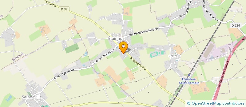 localisation de l'entreprise TUYAUTERIE CHAUDRONNERIE D'AUJOURD'HUI à SAINT VIGOR D'YMONVILLE