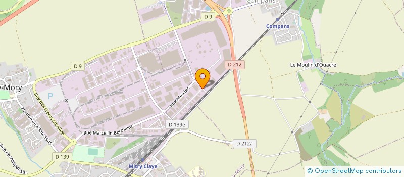 localisation de l'entreprise TUYAUTERIE D'ILE DE FRANCE  COMPANS