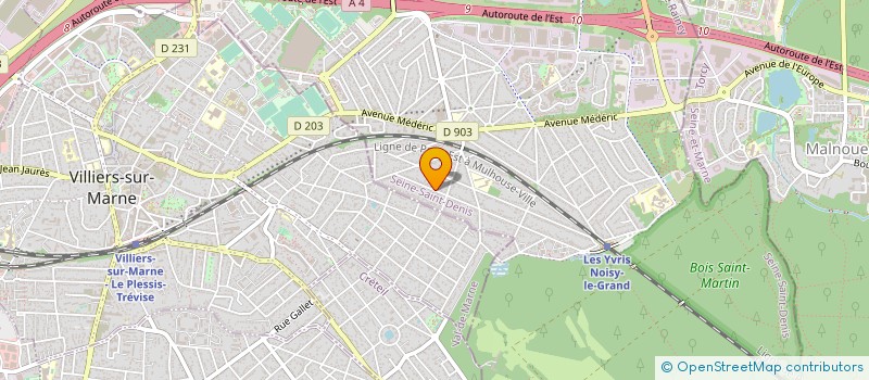 localisation de l'entreprise TUYAUTERIE ET CLIMATISATION INDUSTRIELLE  NOISY-LE-GRAND