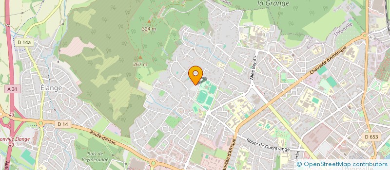 localisation de l'entreprise TUYAUTERIE INCENDIE DE LORRAINE à MANOM