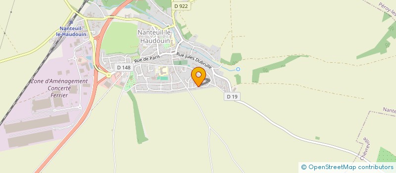 localisation de l'entreprise TUYAUTERIE IND CHAUFFAGE VENTILATION à NANTEUIL-LE-HAUDOUIN
