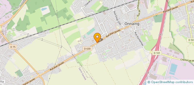 localisation de l'entreprise TUYAUTERIE INDUSTRIELLE GORNY PISANI  ONNAING