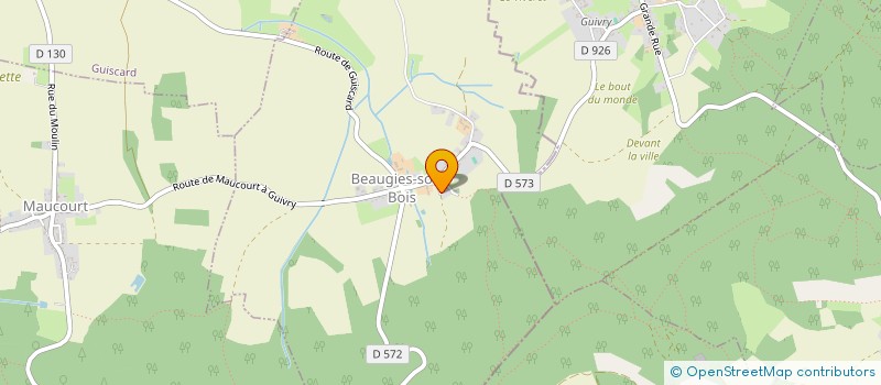 localisation de l'entreprise TUYAUTERIE INDUSTRIELLE PICARDE  BEAUGIES-SOUS-BOIS