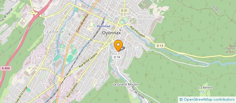 localisation de l'entreprise TUYAUTERIE SIPHOIDE DE FRANCE à OYONNAX