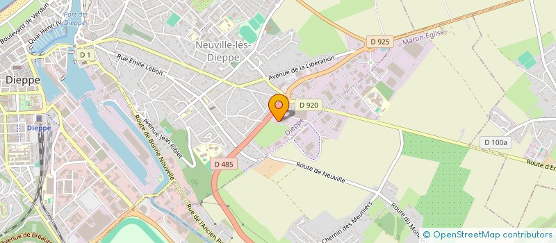 localisation de l'entreprise TUYAUTERIE SOUDURE INDUSTRIELLE  DIEPPE