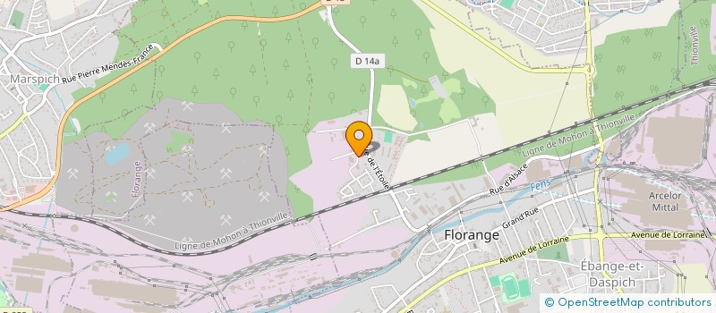 localisation de l'entreprise TUYAUTERIES ETUDES SERVICES INDUSTRIELS à FLORANGE