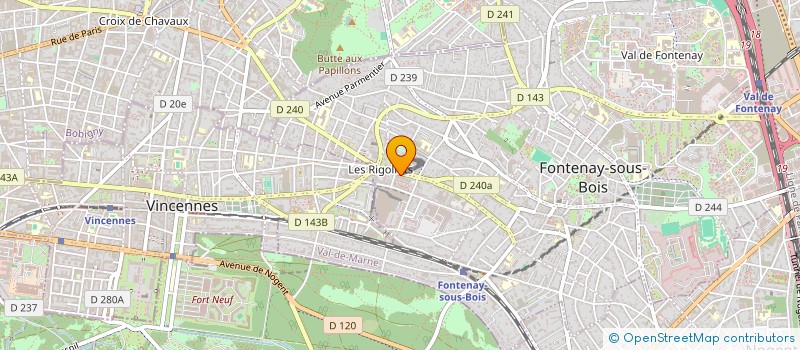 localisation de l'entreprise TUYOPTIC à FONTENAY-SOUS-BOIS