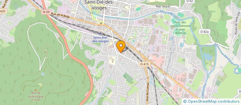 localisation de l'entreprise TUYSUZ INVESTISSEMENT  SAINT DIE DES VOSGES