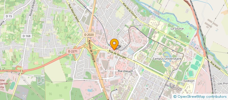localisation de l'entreprise TUZEN à OLIVET