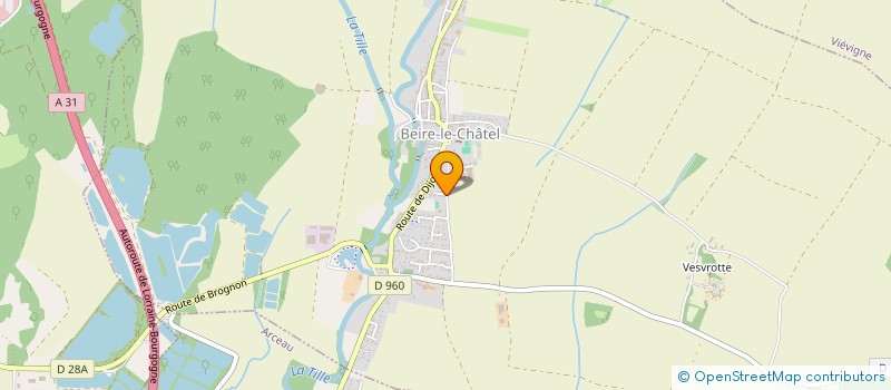 localisation de l'entreprise TUZZA PRIVILEGE SERVICES  BEIRE-LE-CHATEL