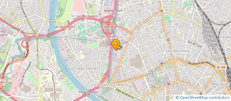 localisation de l'entreprise TV BRUITS  TOULOUSE