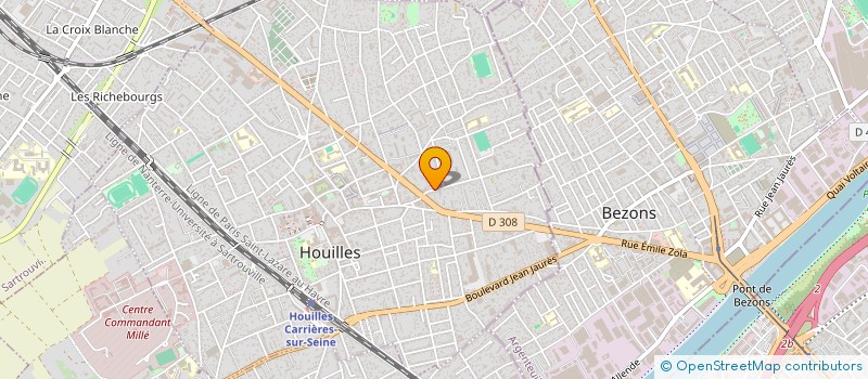 localisation de l'entreprise TV CHANGE FRANCE à HOUILLES