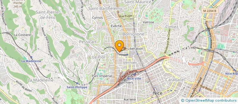 localisation de l'entreprise TV CLUB  NICE