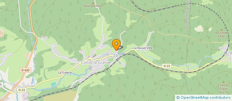 localisation de l'entreprise TV FOREST  PROVENCHERES-ET-COLROY