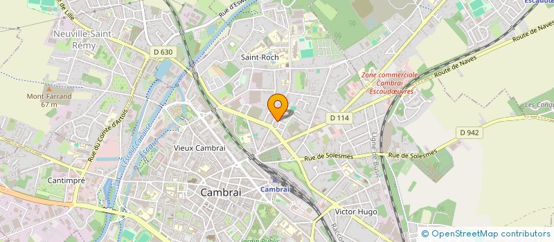 localisation de l'entreprise TV FUTUR  CAMBRAI