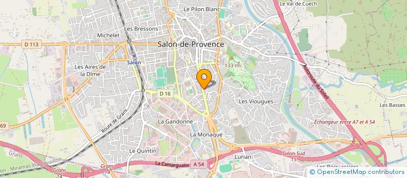 localisation de l'entreprise TV IMMOBILIER  SALON-DE-PROVENCE