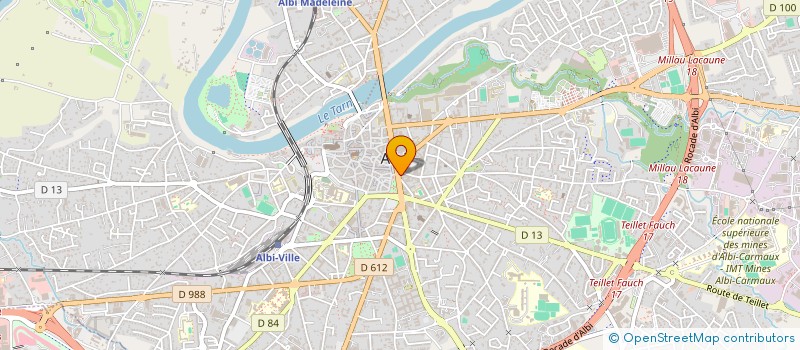 localisation de l'entreprise TV TARN à ALBI