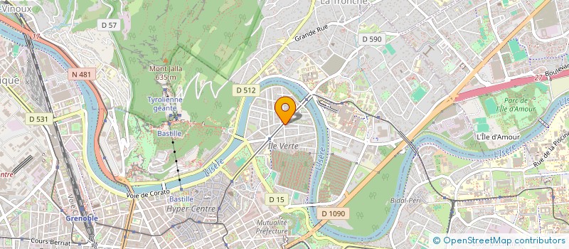 localisation de l'entreprise TV TRAVAUX à GRENOBLE