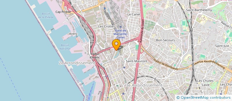 localisation de l'entreprise TV-UP à MARSEILLE