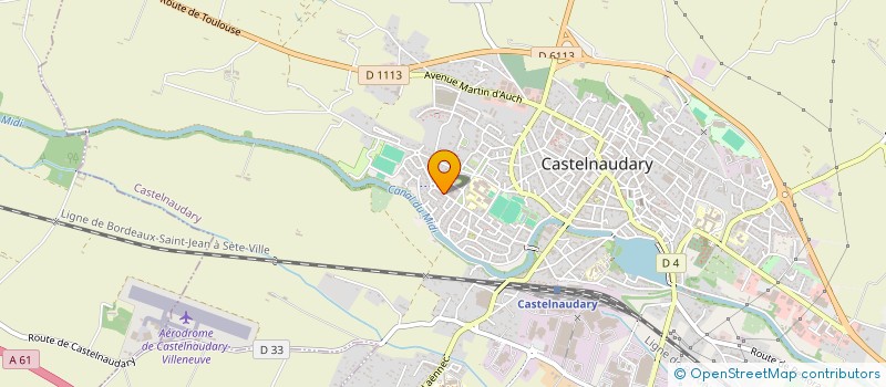 localisation de l'entreprise TV2M  CASTELNAUDARY