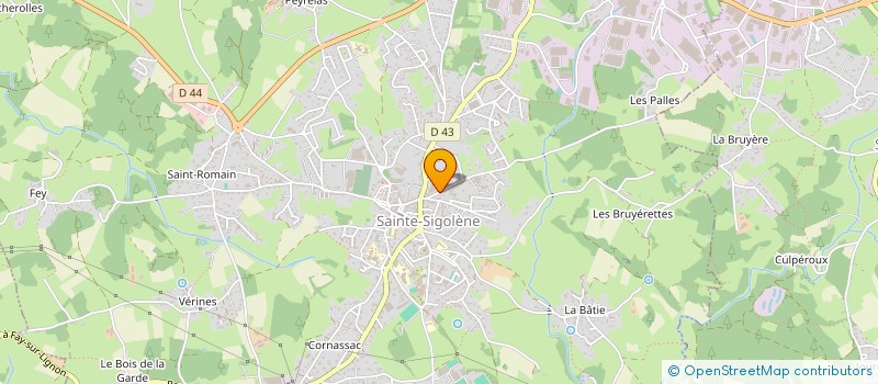 localisation de l'entreprise TV351  SAINTE-SIGOLENE