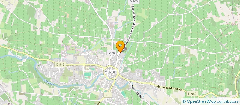 localisation de l'entreprise TVAL  MAZAN