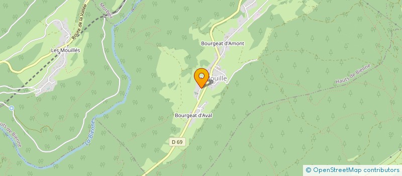 localisation de l'entreprise TVB BUCHERONNAGE  HAUTS DE BIENNE