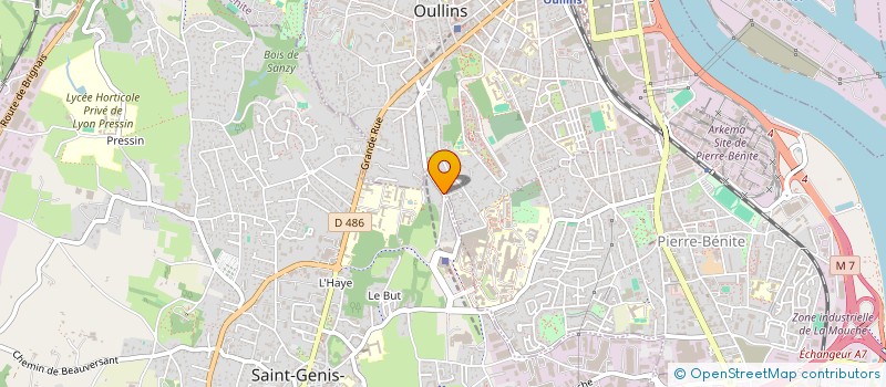 localisation de l'entreprise TVBB SCI  SAINT-GENIS-LAVAL