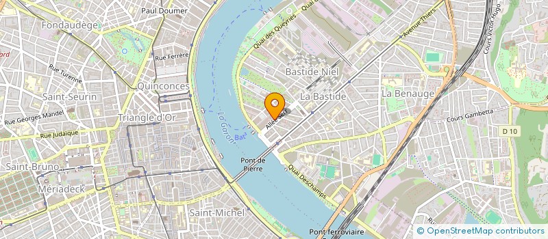 localisation de l'entreprise TVCM à BORDEAUX