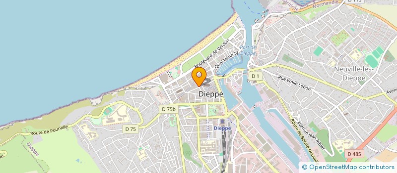 localisation de l'entreprise TVCR INVEST  DIEPPE