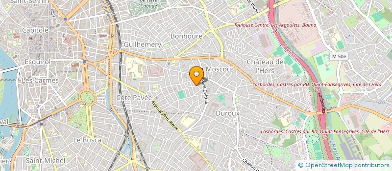 localisation de l'entreprise TVDICI à TOULOUSE