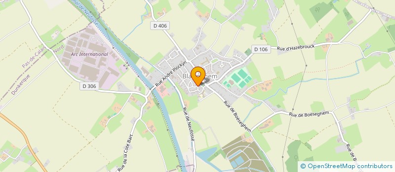 localisation de l'entreprise TVE TRANSPORTS VERCAUTEREN EXPRESS  BLARINGHEM