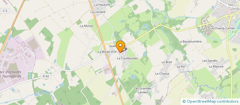 localisation de l'entreprise TVFT à LE BIGNON
