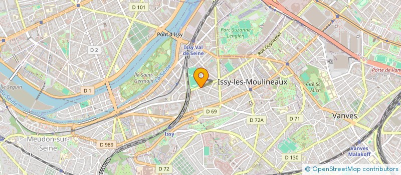 localisation de l'entreprise TVH à ISSY-LES-MOULINEAUX