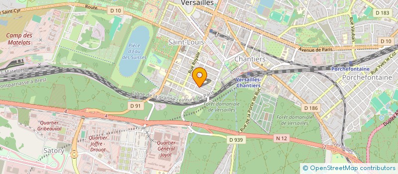 localisation de l'entreprise TVH CONCEPT à VERSAILLES