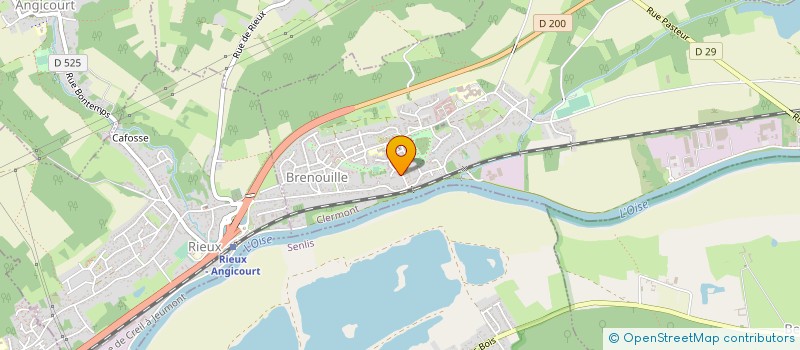 localisation de l'entreprise TVL  BRENOUILLE