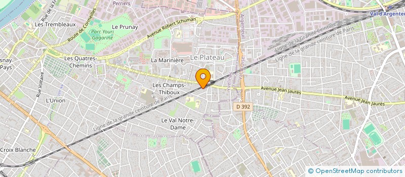 localisation de l'entreprise TVL  SARTROUVILLE