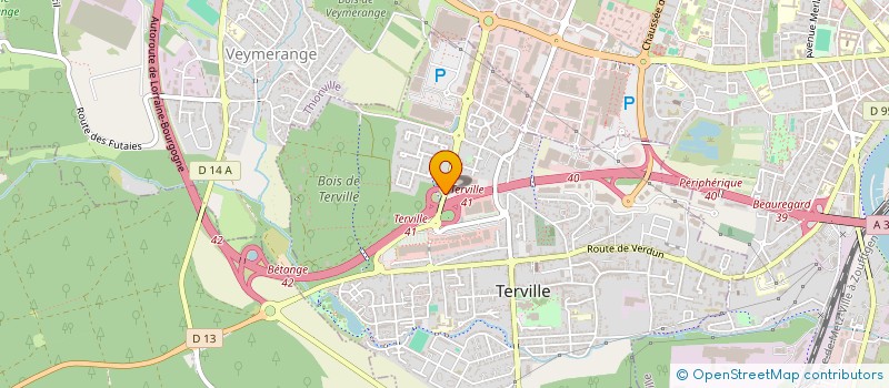 localisation de l'entreprise TVLB à TERVILLE