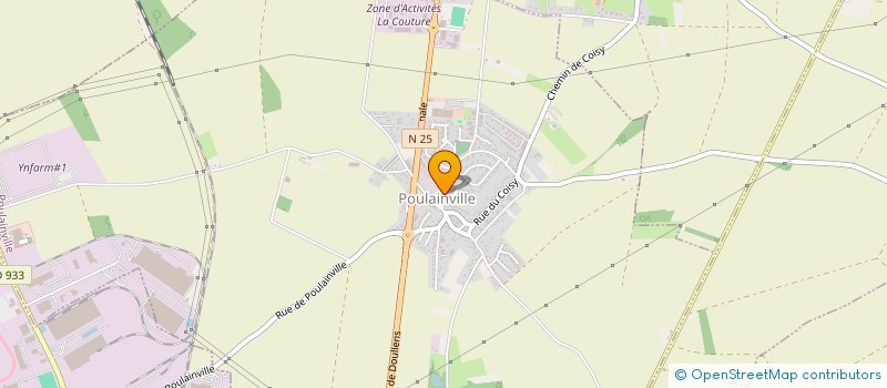 localisation de l'entreprise TVLG à POULAINVILLE