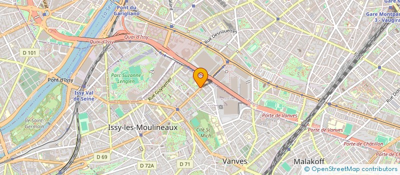 localisation de l'entreprise TVM CONSULT à ISSY-LES-MOULINEAUX