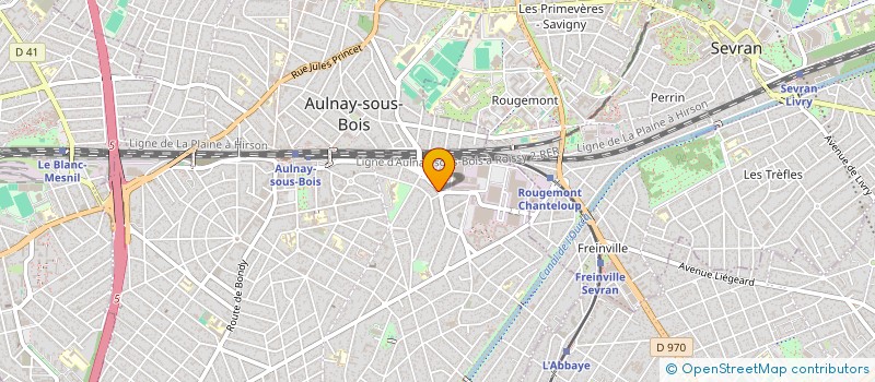localisation de l'entreprise TVM PRODUCTION à AULNAY-SOUS-BOIS