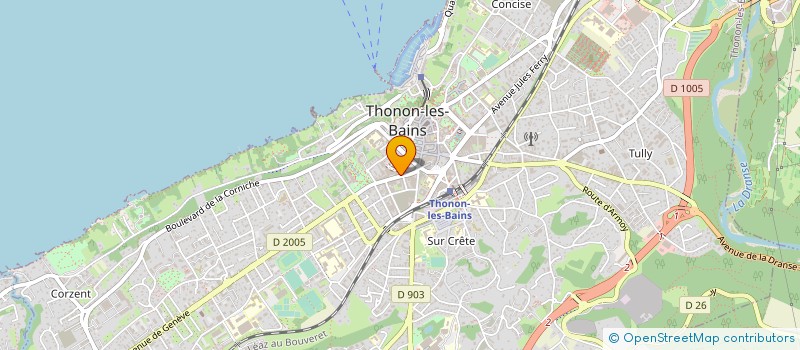 localisation de l'entreprise TVM RECORDS à THONON-LES-BAINS